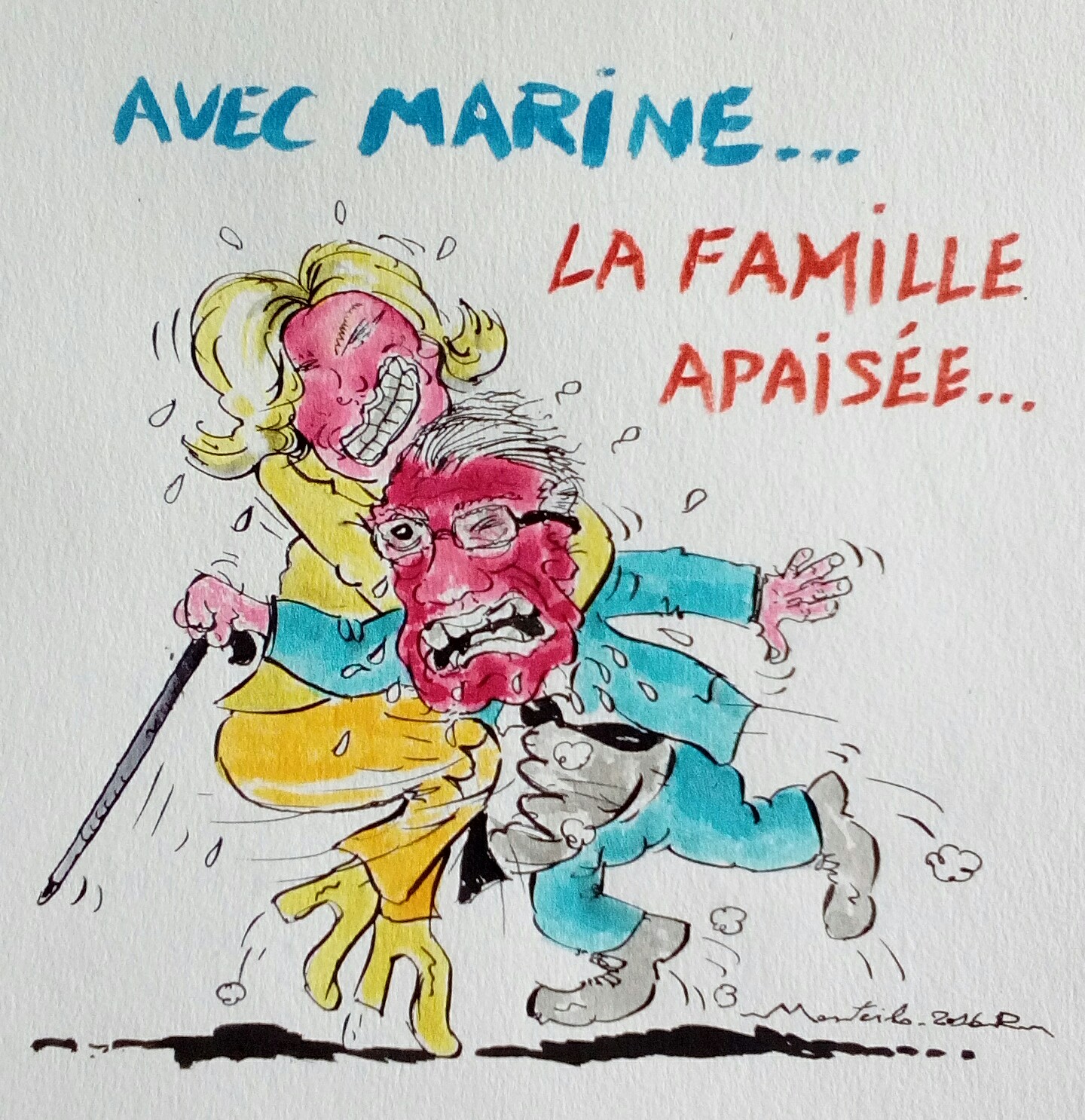 L'amour filiale c'est sacré chez les LEPEN