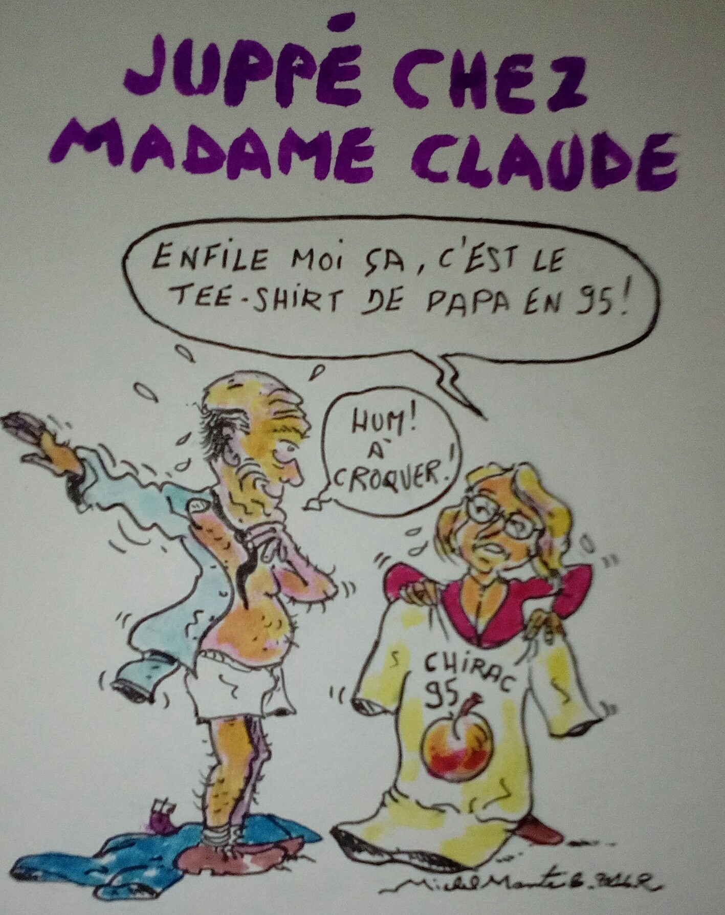 JUPPE le moment de repos du guerrier avec les emplois fictifs