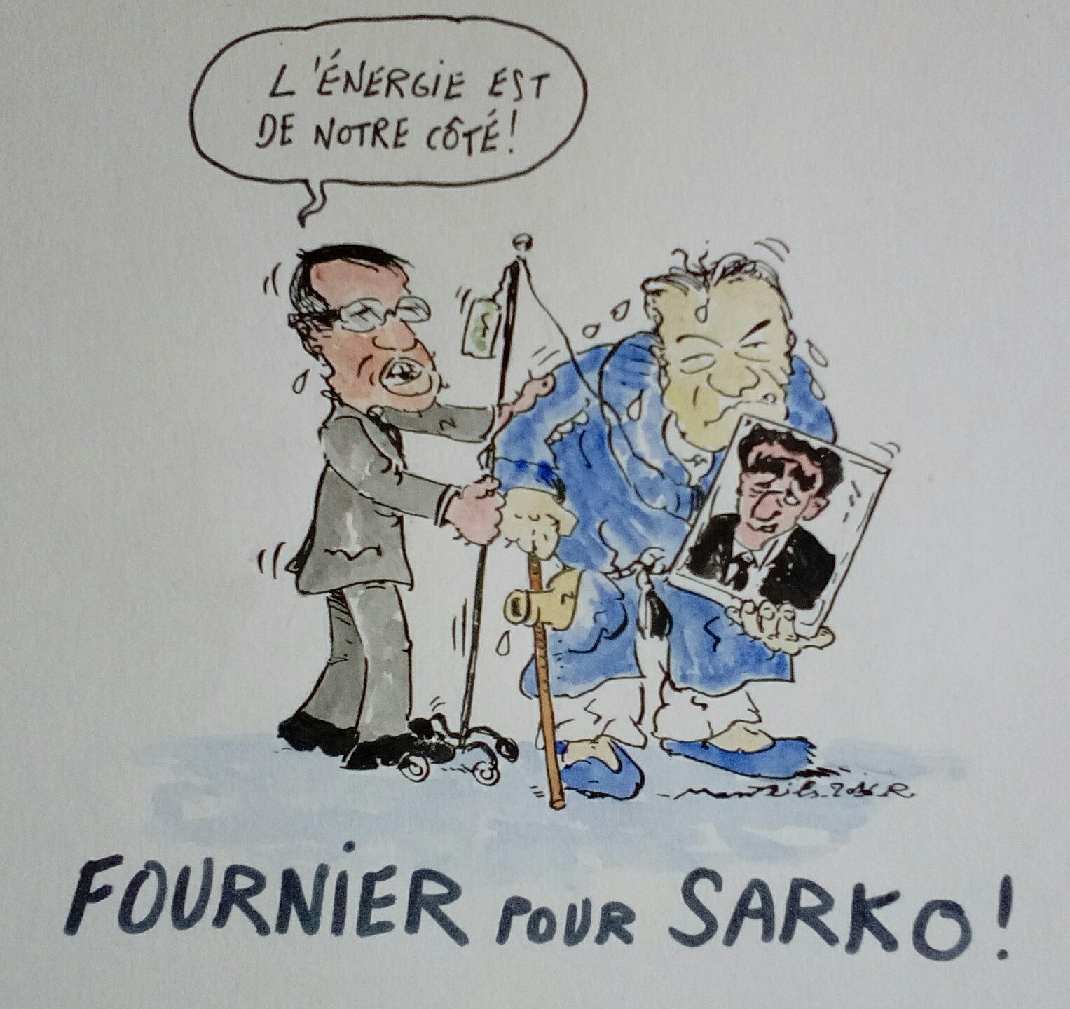 A JP FOURNIER lève toi et marche un nouveau miracle sarkozy