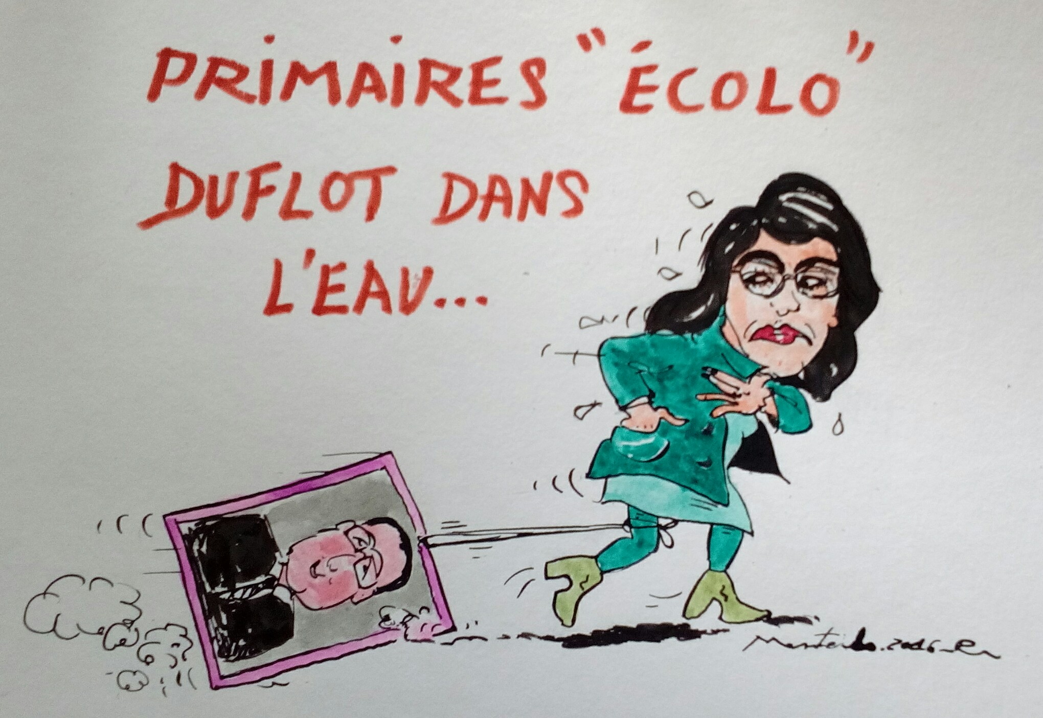 primaire écolo: DUFLOT prend l'eau