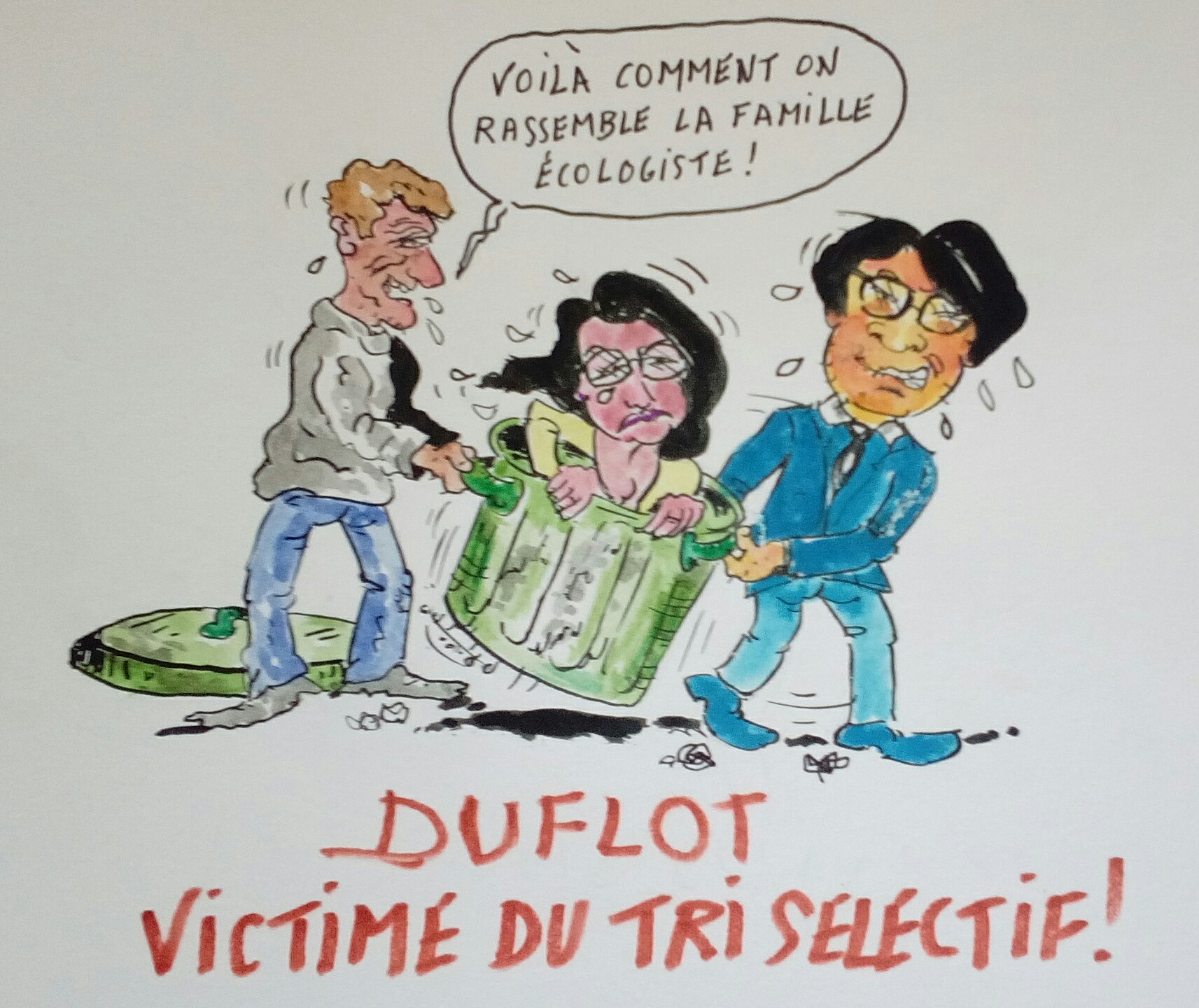 Le tris sélectif mis en pratique chez les vert pour la primaire europe écologie